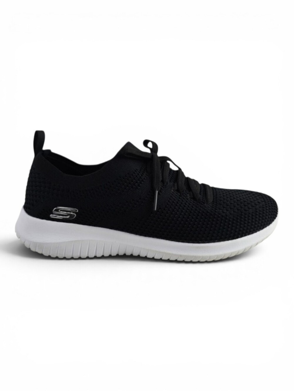 Skechers Women's Black Textile Lace Up Lightweight Athletic Shoes Size 10